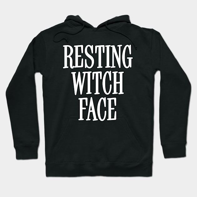 Resting Witch Face Hoodie by sergiovarela